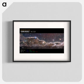 アートポスター-Cosmic Cliffs
 - ジェームズ ウェッブ宇宙望遠鏡 Poster.