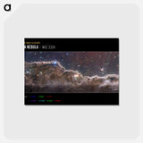 アートポストカード-Cosmic Cliffs
 - ジェームズ ウェッブ宇宙望遠鏡 Postcard.