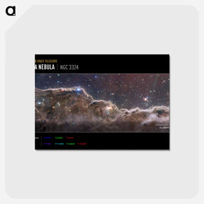 アートポストカード-Cosmic Cliffs
 - ジェームズ ウェッブ宇宙望遠鏡 Postcard.