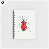 アートメモ帳-Firebug from Insects and Fruits
 - ヤン ファン ケッセル Memo.