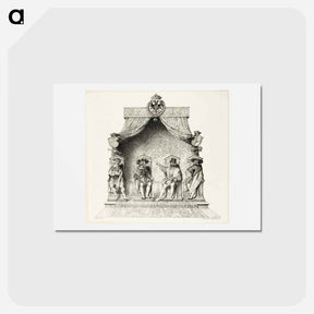 アートポストカード-The Four Magistrates of Besançon
 - ジャン オーギュスト ドミニク アングル Postcard.