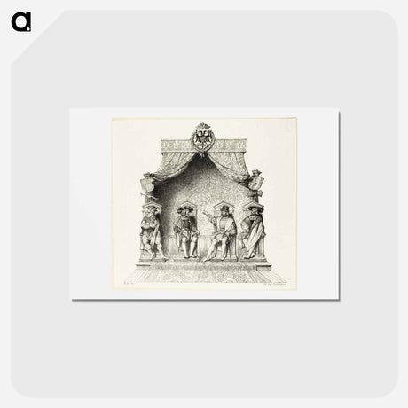 アートポストカード-The Four Magistrates of Besançon
 - ジャン オーギュスト ドミニク アングル Postcard.