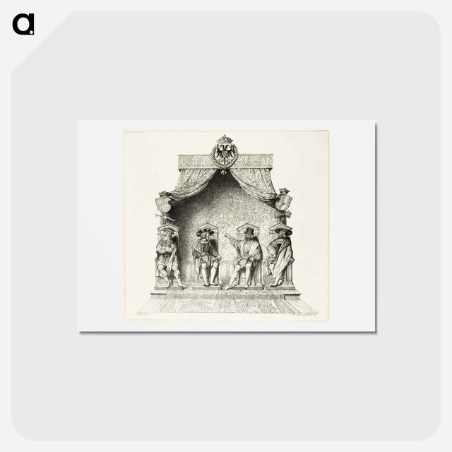アートポストカード-The Four Magistrates of Besançon
 - ジャン オーギュスト ドミニク アングル Postcard.