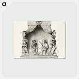 アートポストカード-The Four Magistrates of Besançon
 - ジャン オーギュスト ドミニク アングル Postcard.