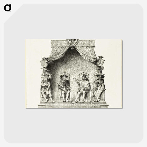 The Four Magistrates of Besançon
 - ジャン オーギュスト ドミニク アングル Postcard.