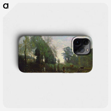 Landscape with Figures and Animals
 - ジャン バティスト カミーユ コロー Phone Case.