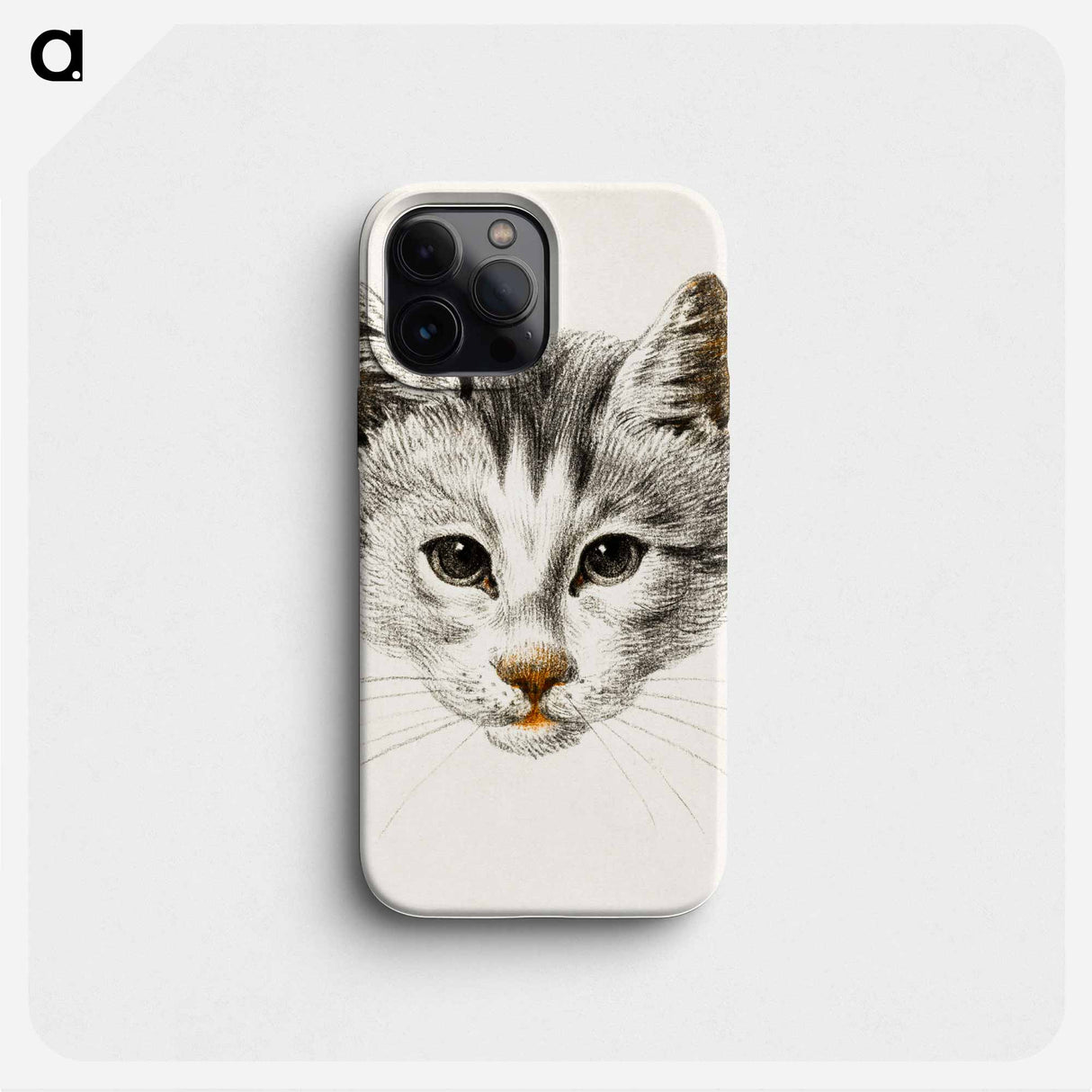 Sketch of a cat - Jean Bernard Phone Case.