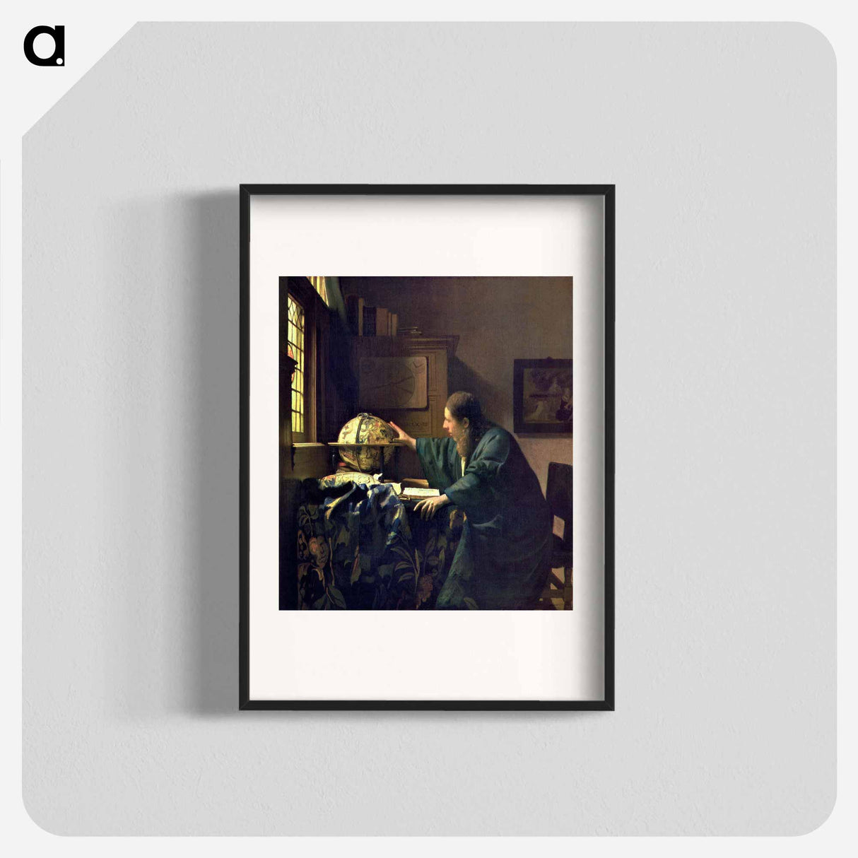 The Astronomer - Johannes Vermeer Poster.