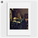 The Astronomer - Johannes Vermeer Poster.