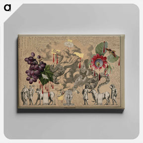 アートパネル-Victorian Blood Book
 - ジョン ビングリー ガーランド Canvas.