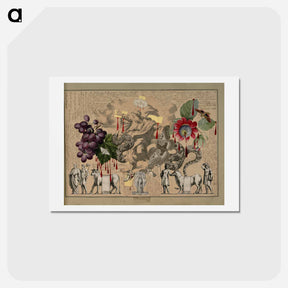 アートポストカード-Victorian Blood Book
 - ジョン ビングリー ガーランド Postcard.