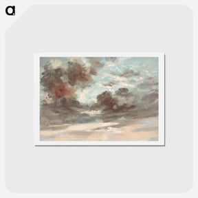 アートポストカード-Cloud Study, Stormy Sunset
 - ジョン コンスタブル Postcard.