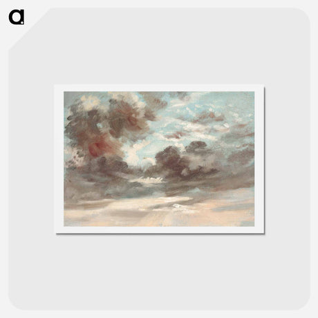 アートポストカード-Cloud Study, Stormy Sunset
 - ジョン コンスタブル Postcard.