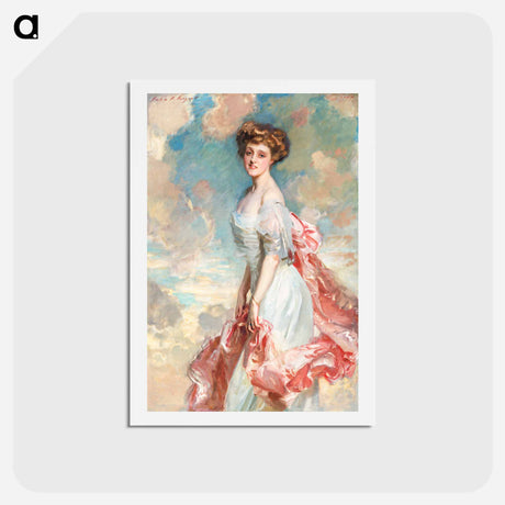 アートポストカード-Miss Grace Woodhouse - ジョン シンガー サージェント Postcard.