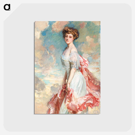 アートポストカード-Miss Grace Woodhouse - ジョン シンガー サージェント Postcard.