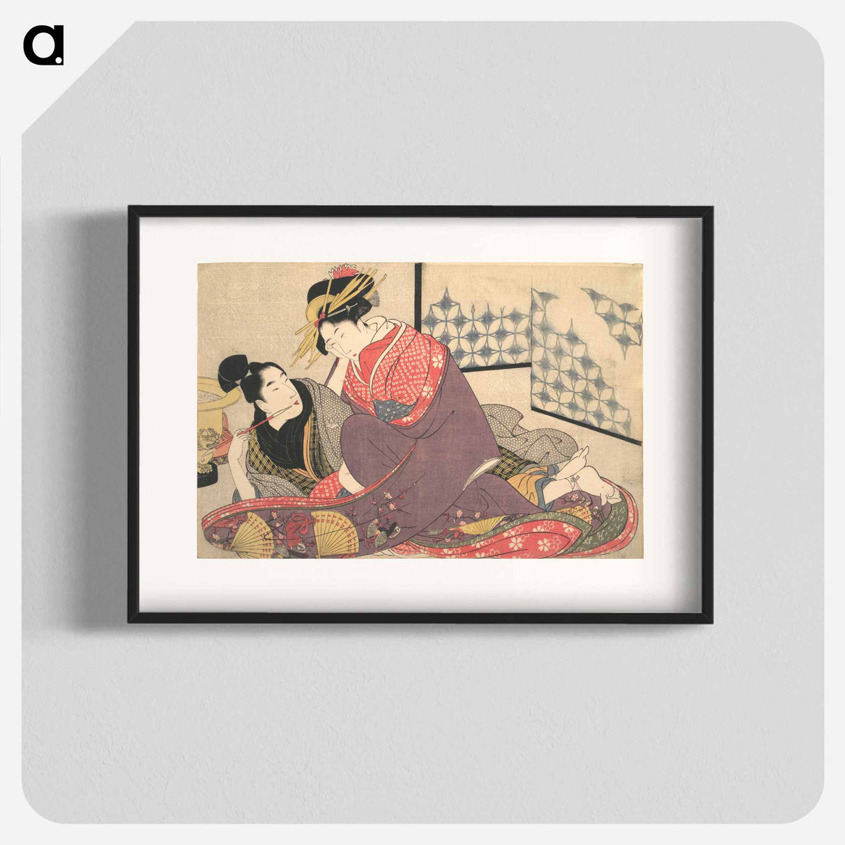 Erotic Print by Utamaro Kitagawa - 喜多川 歌麿 Poster.