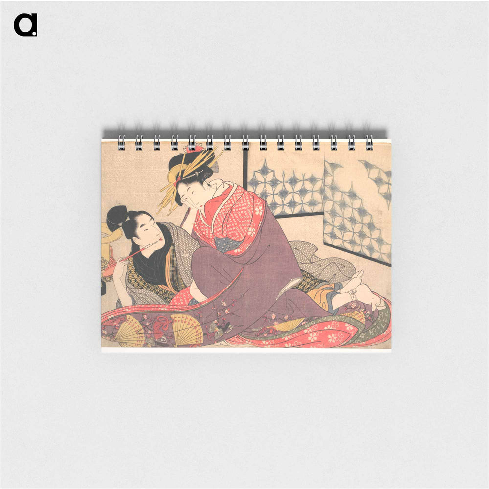 Erotic Print by Utamaro Kitagawa - 喜多川 歌麿 Memo.