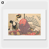 Erotic Print by Utamaro Kitagawa - 喜多川 歌麿 Poster.
