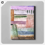 アートパネル-Landscape with Poplars
 - バーゼル美術館 Canvas.