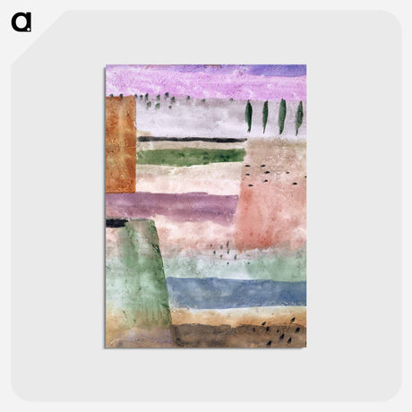 アートポストカード-Landscape with Poplars
 - バーゼル美術館 Postcard.