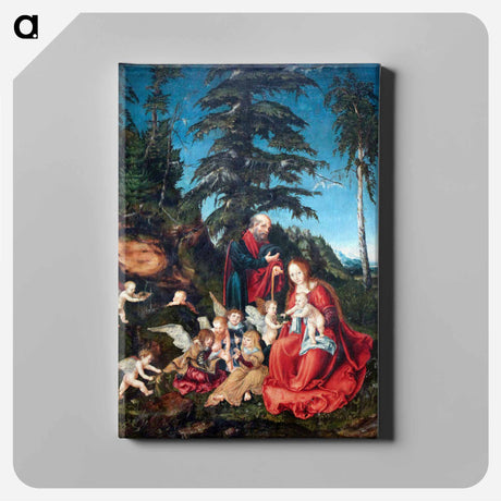 アートパネル-The Rest on the Flight into Egypt
 - ルーカス クラナッハ Canvas.