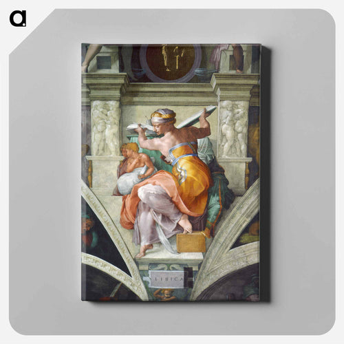 Libyan Sibyles - ミケランジェロ ブオナローティ Canvas.