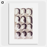 アートポスター-Evolution of Facial Features
 - 国立医学図書館 Poster.