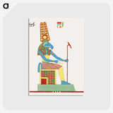 1-13_Pantheon-Egyptien_postcard