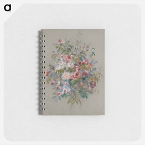 アートメモ帳-Bouquet of Roses - ピエール オーギュスト ルノワール Memo.