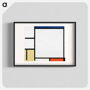アートポスター-Composition with Blue, Red, Yellow, and Black - ピエト モンドリアン Poster.