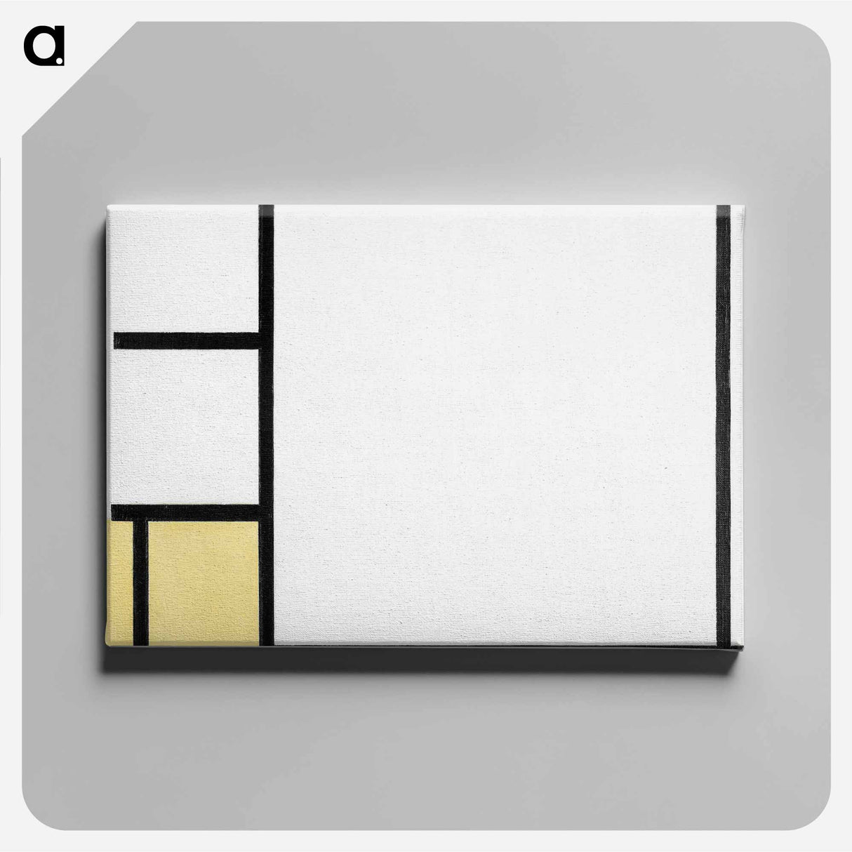 Composition with Blue, Red, Yellow, and Black - Piet Mondrian Canvas.