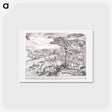 アートポストカード-Go ye into the Emmaus - ピーター ブリューゲル Postcard.