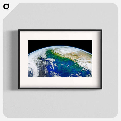 アートポスター-Earth from Space
 - 地球 Poster.