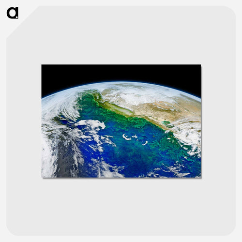 Earth from Space
 - Earth Postcard.