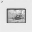 アートメモ帳-Logging Train Locomotive
 - ラッセル リー Memo.