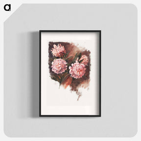 アートポスター-Red Peonies - サミュエル コールマン Poster.