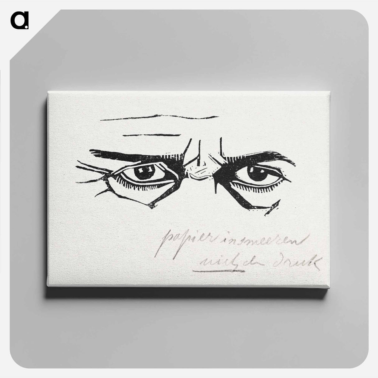 Self-Portrait of the Eyes Only
 - サミュエル ジェスルン Canvas.