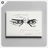 Self-Portrait of the Eyes Only
 - サミュエル ジェスルン Canvas.