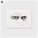 Self-Portrait of the Eyes Only
 - サミュエル ジェスルン Postcard.
