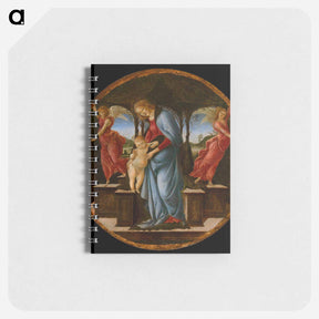 アートメモ帳-Virgin and Child with Two Angels - サンドロ ボッティチェッリ Memo.