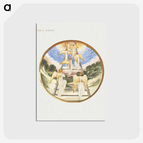フラワー・ブックより、ヤコブの梯子 - フラワーブック Postcard.