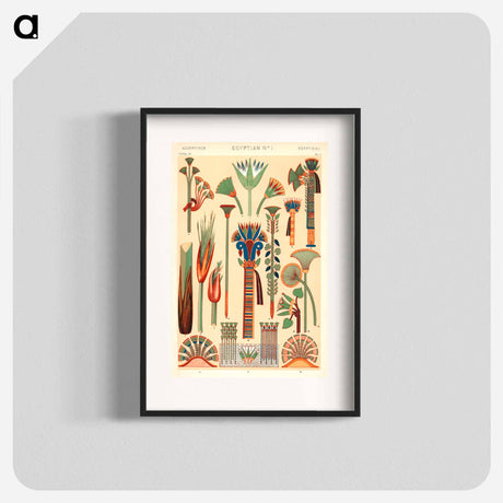 アートポスター-Ancient Egyptian Ornament
 - 装飾の文法 Poster.