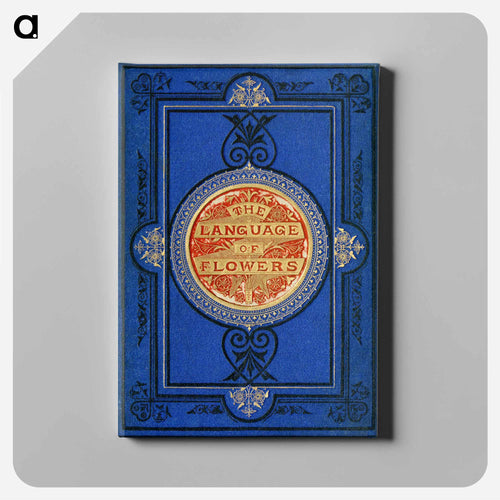 Floral Emblem of Thoughts, Feelings, and Sentiments
 - The Language of Flowers Canvas.