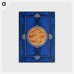アートポストカード-Floral Emblems of Thoughts, Feelings, and Sentiments
 - 花言葉 Postcard.