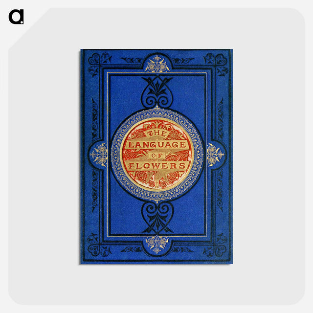 アートポストカード-Floral Emblems of Thoughts, Feelings, and Sentiments
 - 花言葉 Postcard.