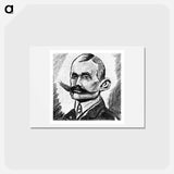 アートポストカード-Alderman of education - テオ ファン ドゥースブルフ Postcard.
