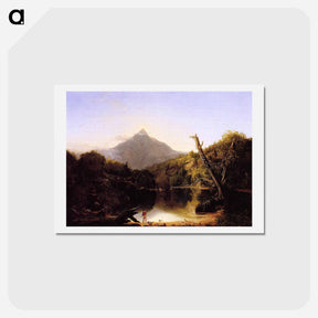アートポストカード-Mount Chocorua, New Hampshire - トーマス コール Postcard.