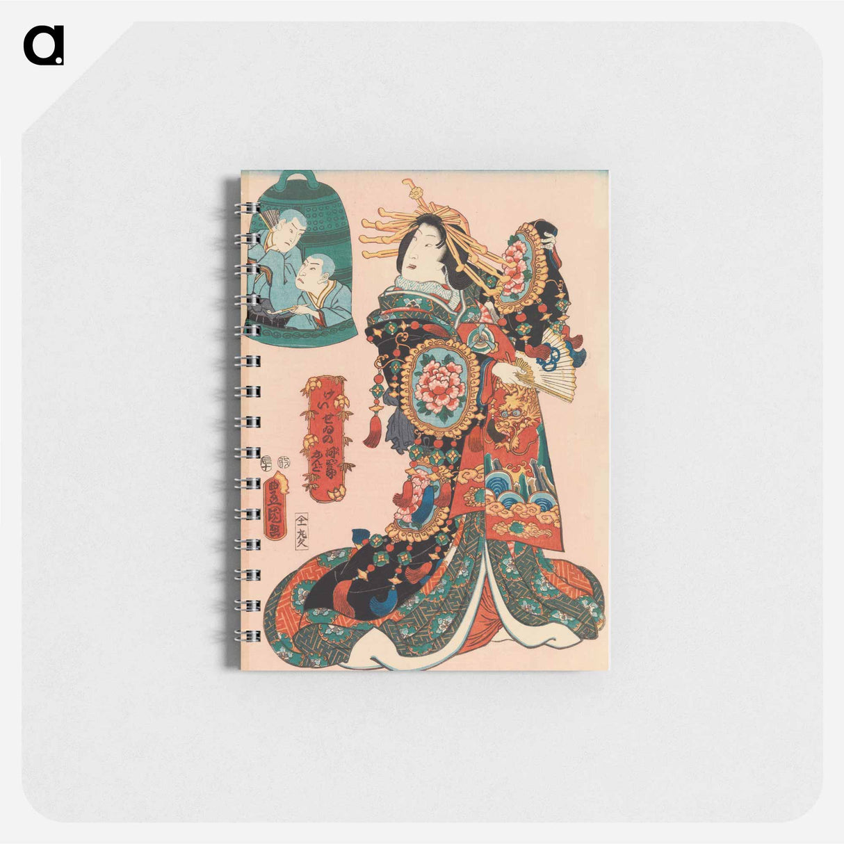 アートメモ帳-Courtesan Performing the Kawasaki Dance
 - 歌川 国貞 Memo.