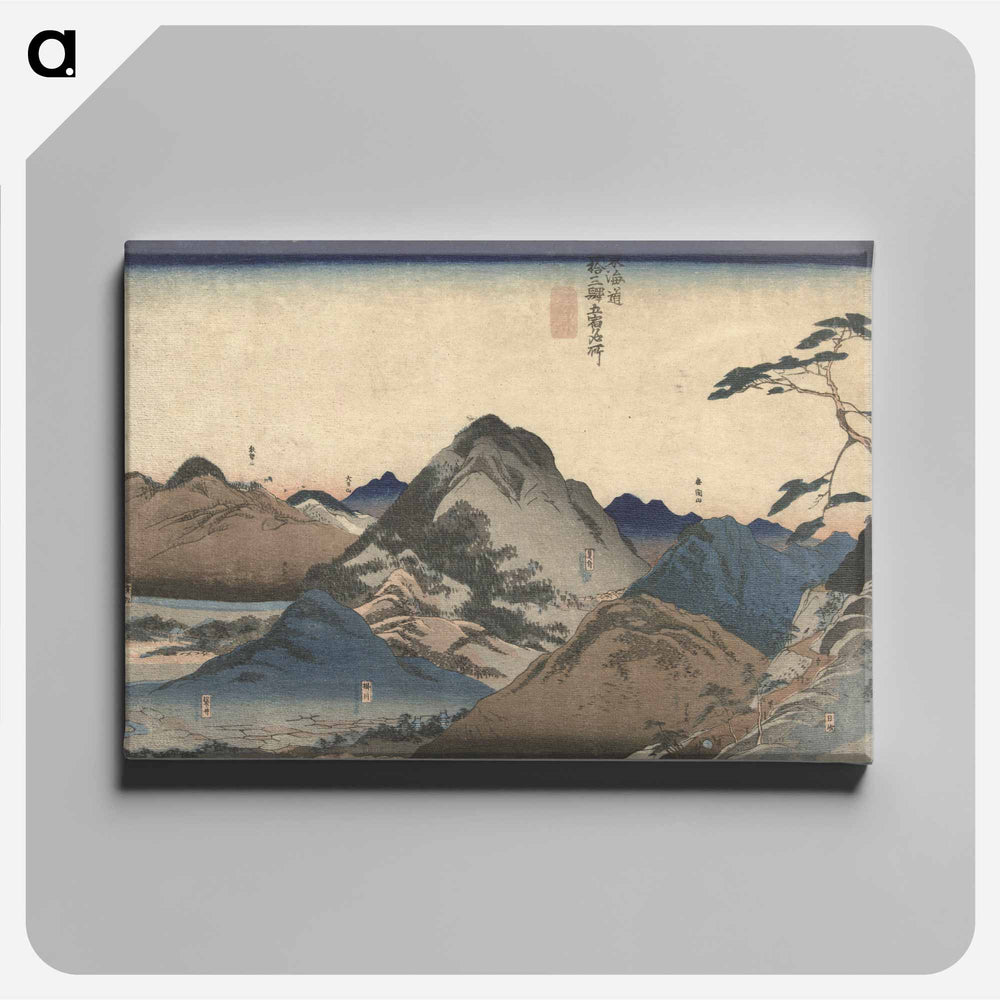 Nissaka tot Hamamatsu - 歌川 国芳 Canvas.