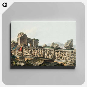 アートパネル-Fragments at Ephesus - オスマン帝国領内の景色 Canvas.